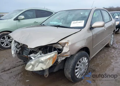 2006 Toyota Corolla Le из США, поврежденный, VIN 2T1BR32E86C610414